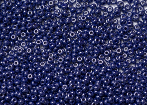 Бисер Чехия круглый 10/0 50г 33061 темно-синий блестящий