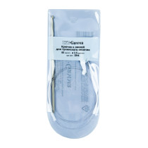 Для вязания " Gamma" SH4 крючок тунисский с леской алюминий d 3. 5 мм 80 см в чехле . 