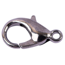 " Zlatka" Замок для бус " карабин" малый DM- 01/ 5 10 мм 5 шт №03 под чёрный никель