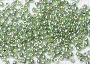 Бисер Япония круглый 11/0 10 г PF0560 морская пена, гальванизированный